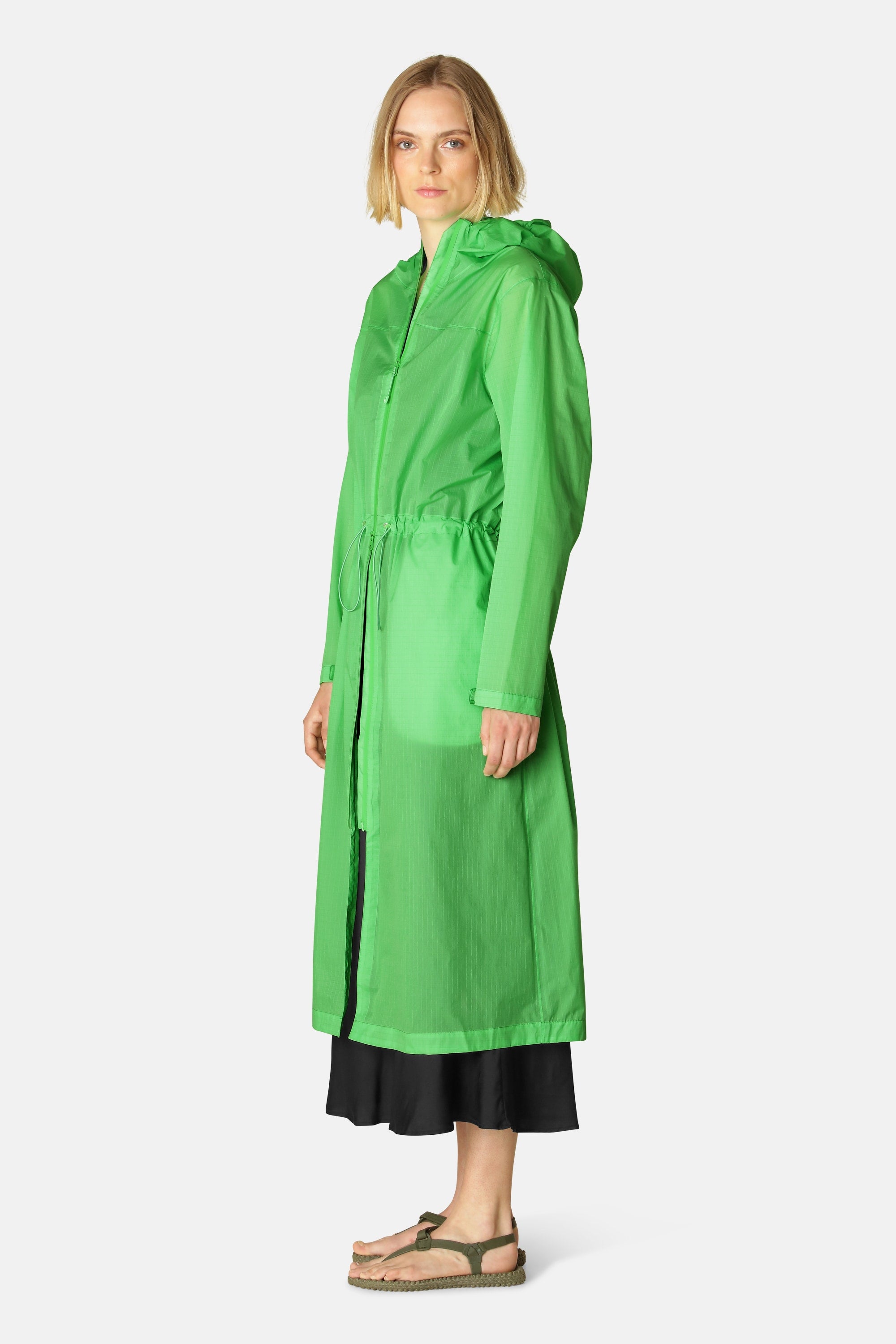 Windbreaker Regnparkas - Bright Green